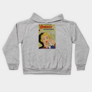 Vintage "Romantic Adventures" Cover Kids Hoodie